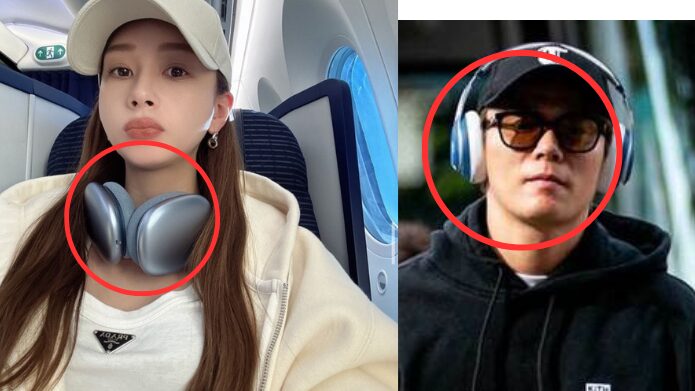 山本選手とNikiが使用している色違いのAirPods  MAX